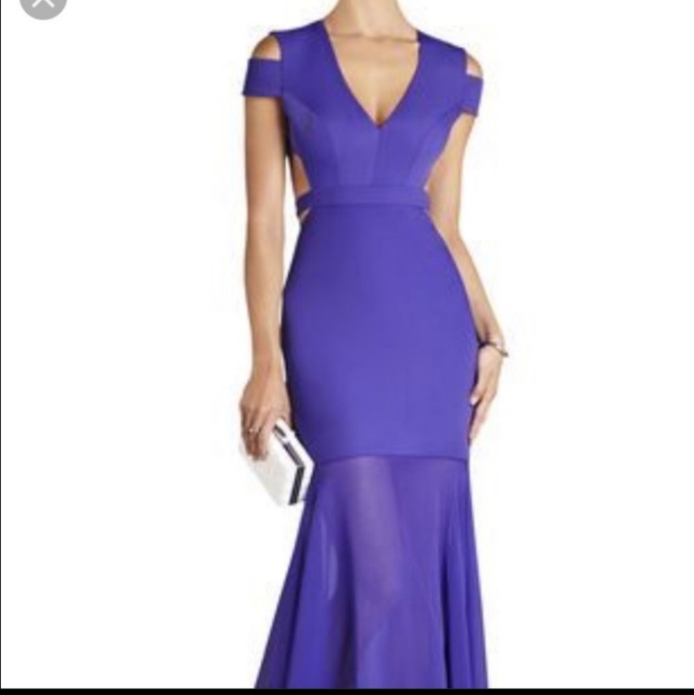 BCBGMAXAZRIA Ava Gown in Persian Blue size 2